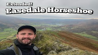 Easedale horseshoe extended Grasmere Lake District hiking 251024 [upl. by Llevel]