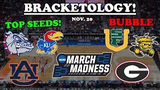 Bracketology By Dannyology Update 1 Nov 20 [upl. by Pontias19]