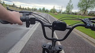 My First Ebike First Ride V9 G60 Amyet [upl. by Airottiv]