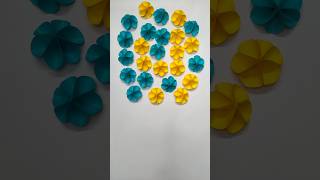 Simple paper flower making 🌷 ytshorts diy papercraft viral paperflower craft reels trending [upl. by Good]