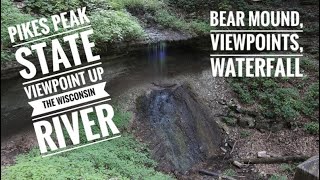 Pikes peak State Park Accessible overlooks of the Mississippi River Waterfalls campground tour [upl. by Ennobe]