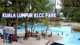 Walking in Kuala Lumpur KLCC Park [upl. by Ohnuj290]