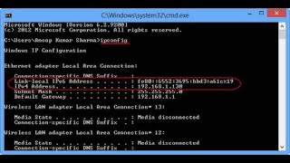 How to find the hostname and IP address of your system  Ip Address  Hostname  Rahul Kaushik [upl. by Onofredo]