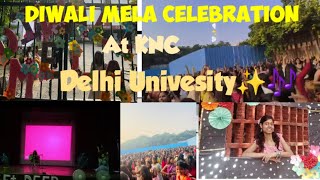 Diwali Mela celebration ✨️ Kamala Nehru Collegekamalanehrucollege diwali chhathpuja song vlog [upl. by Sedruol]