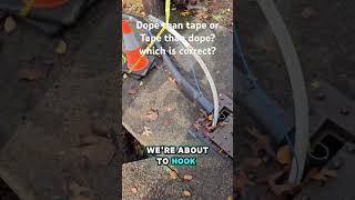 Dope than tape all the way baby plumbing funny plumber [upl. by Mighell]