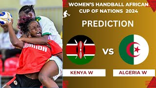 Kenya vs Algeria Live Stream Womens Handball Africa Nations Cup 2024 Commentary Score amp Highlights [upl. by Darcy]