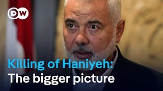 All you need to know about the killing of Hamas political leader Haniyeh  DW News [upl. by Ahsuatan]