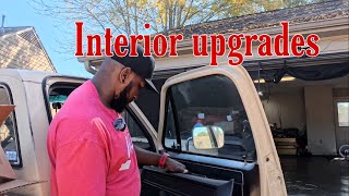 C10 door panels and gauge bezel install [upl. by Ailime]