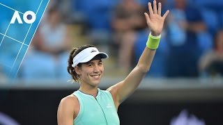 Cirstea v Muguruza match highlights 4R  Australian Open 2017 [upl. by Aseuqram]