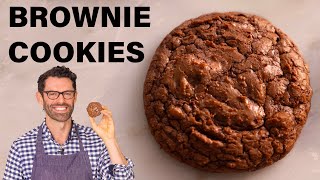 EASY Brownie Cookies Recipe [upl. by Adrianne254]