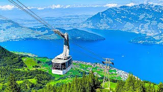 Klewenalp has the most breathtaking Lake Lucerne views 🇨🇭 Switzerland 4K [upl. by Watanabe711]