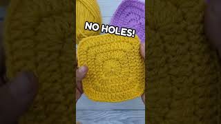 Crochet a noholes Granny Square with my EASY tutorial 😉 [upl. by Solon]