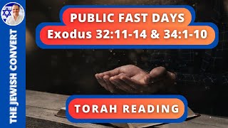 JEWISH FAST DAYS TORAH READING in Hebrew with English Translation  TORAH STUDY [upl. by Rairb]