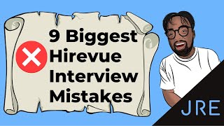 9 Biggest Hirevue Interview Mistakes [upl. by Kenrick]