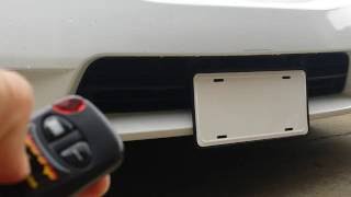 Electric Retractable License Plate Bracket [upl. by Arvonio37]