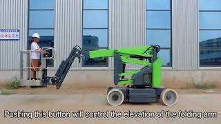 Teres V11 11m Electric Articulated Boom Lift Operating Video [upl. by Joe266]