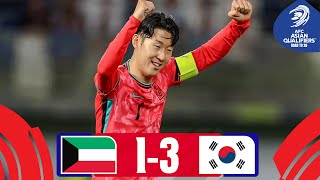 Three goals to stay on 1  Kuwait  Korea Republic  Highlights AsianQualifiers  Road To 26 [upl. by Frere]