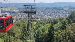 Traveling the EU Switzerland Adliswil to Felsenegg by cable car [upl. by Vonni]