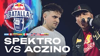 SPEKTRO vs ACZINO  Cuartos  Red Bull Batalla Internacional 2022 [upl. by Noam]