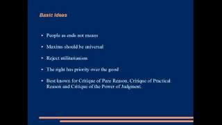 Immanuel Kants Philosophy of Ethics Summary [upl. by Agamemnon]