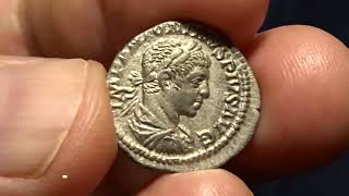 Elagabalus denarius RIC 107 [upl. by Yelhak]