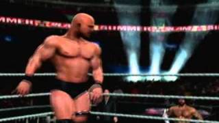 WWE SvR2011 Stone Cold vs Cm Punk Summerslam World Heavyweight Championship Match [upl. by Leima751]