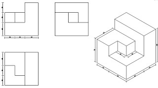 Engineering Drawing Isometric And Projection 5 [upl. by Pinkerton]