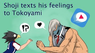 Shoji texts his feelings to Tokoyami [upl. by Attiuqihc]