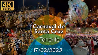 Tenerife  Carnaval  Carnevale  Carnival 2023 🎭🎉💃 4K HDR [upl. by Lyram]