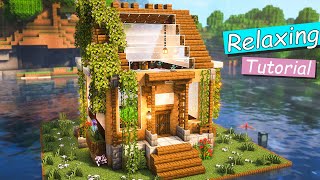 How to Build a Cozy Greenhouse on Water in Minecraft [upl. by Annotahs]