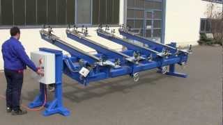 FRAME WELDING FIXTURE  WELD JIG  WELDING TABLE  SCHWEISSTISCH [upl. by Aeiram]