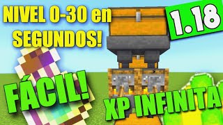 GRANJA de EXPERIENCIA MINECRAFT 118 😱 l NIVEL 0  30 en 1 SEGUNDO 🔥 l MINECRAFT BEDROCK 118 [upl. by Humfried]