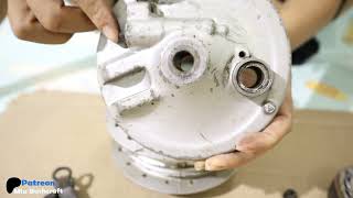 How to repair a broken brake speedometer cluster instructions for installing motorcycle brake pads [upl. by Hickey]