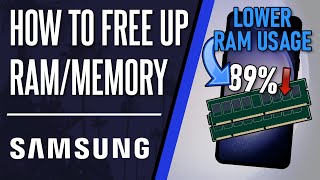 How to Free Up RAMMemory Usage on Samsung Phone [upl. by Llerehc618]