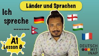 A1 German lesson 8  Sprachen  Languages [upl. by Leisha]