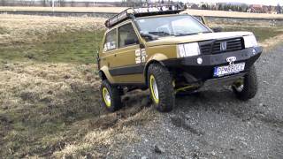 Panda 4x4 OFF Road axle lock [upl. by Ardolino]