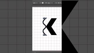 Logo design  Letter K Adobe Illustrator [upl. by Shoshanna]