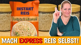 Expressreis adé So einfach machst Du Instant Reis selbst 🍚 🤗 [upl. by Ddej]