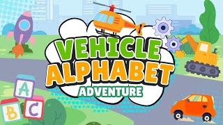 Vroom Vroom ABCs Learn the Alphabet with Fun Vehicles  Educational Kids Song [upl. by Zillah578]