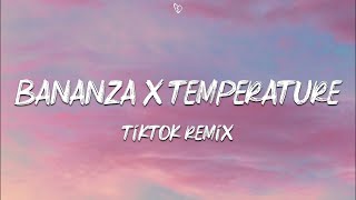 Bananza x Temperature Tiktok Remix Lyrics  hey ladies drop it down [upl. by Leonanie]