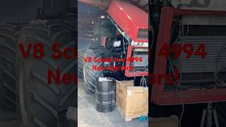 4994 Case V8 Scania with new injectors after diagnosing a miss [upl. by Ailima]