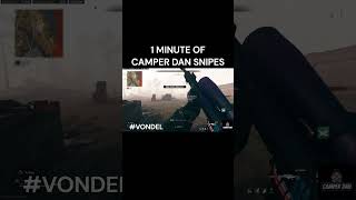 1 MINUTE OF CAMPER DAN SNIPES 8 warzone warzone2 vondel [upl. by Trub]