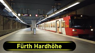 UBahn Station Fürth Hardhöhe  Nuremberg 🇩🇪  Walkthrough 🚶 [upl. by Allisurd]