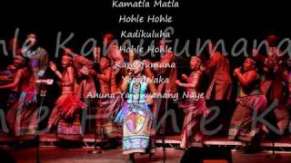 Soweto Gospel Choir  Ahuna ya Tswanang Le Yeso  Lyrics [upl. by Atirma]