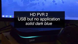 HD PVR 2  what do the lights mean [upl. by Millan]