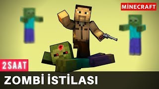 ZOMBİ İSTİLASI  Minecraft Filmi 2 Saat [upl. by Enram]