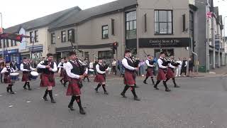 Edenderry Pipe Band  Omagh Somme Parade 2024 2 [upl. by Halullat323]