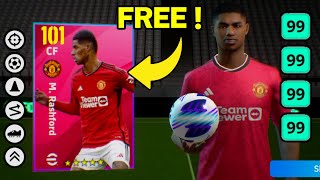 HOW TO TRAIN FREE ICONIC RASHFORD MAX LEVEL  EFOOTBALL 2024 MOBILE [upl. by Margaretta393]