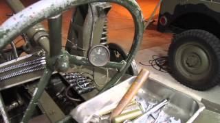 1944 Daimler Scout Car Mark II quotDingoquot DB18 engine first start on the jack stands [upl. by Kruger40]