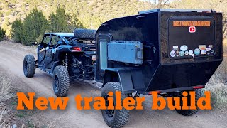 Light weight Adventure Trailer UTV overland trailer Off road camper [upl. by Eidok]